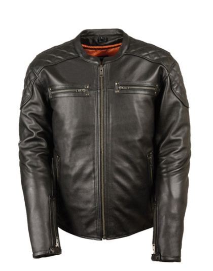 TN959 - MENS FULL SIDE LACE VENTED SCOOTER JACKET