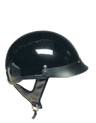 2004-200blk - DOT Black Helmet