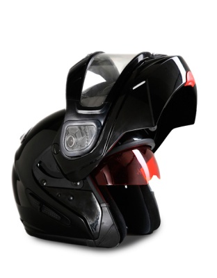 RF18 - DOT Double Retractable Visor Modular Motorcycle Helmet
