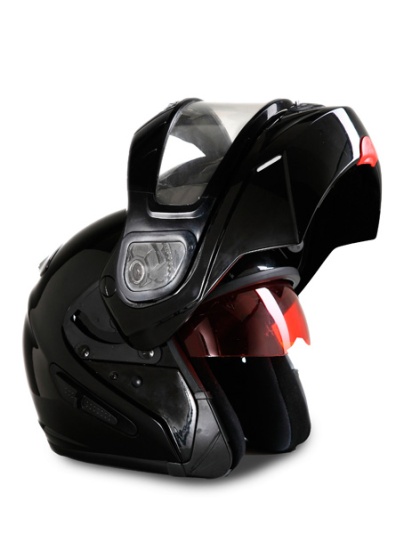 RF18 - DOT Double Retractable Visor Modular Motorcycle Helmet