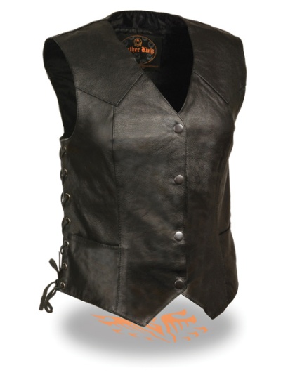 TN1186 - WOMEN’S CLASSIC SIDE LACE FOUR SNAP VEST