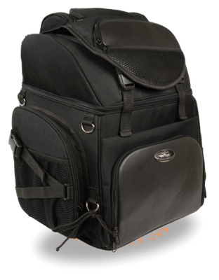 5070 - LARGE NYLON SISSY BAR BAG W/ BACK PACK STRAPS