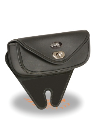 5092 - SMALL SINGLE POCKET WINDSHIELD MOUNT BAG WITH TURN CLASP
