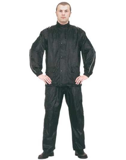 TN1003 - Tennessee Leathers Black Rain Suit