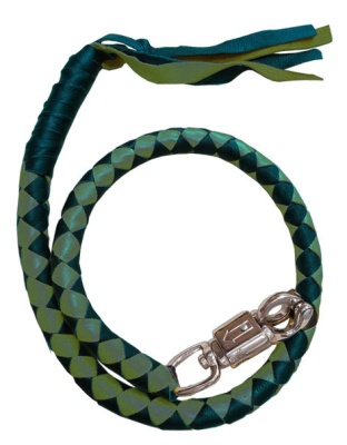 2300BOLIVE - Black Olive Biker Leather Get Back Whip