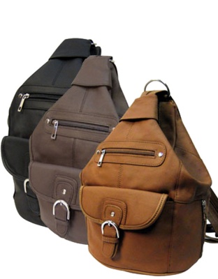 TN3611TAN - TAN Leather Back Pack