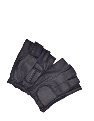 1826 - Padded Fingerless Glove with Velcro