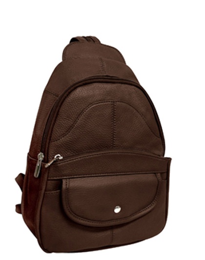 TN3308 - Brown Leather Back Pack