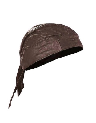 1835TAN - TAN Leather Head Wrap