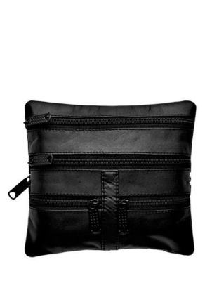 2261 - Plain Black Belt Bag