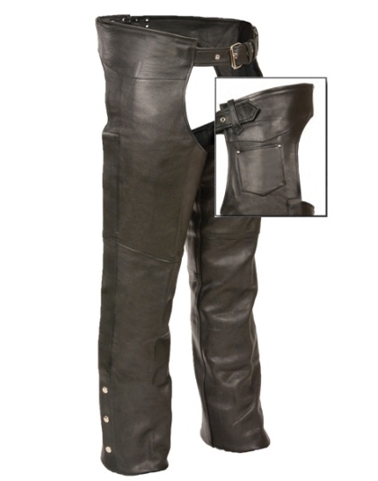 1431 - MENS FULLY LINED CLASSIC CHAP SPLIT LEATHER