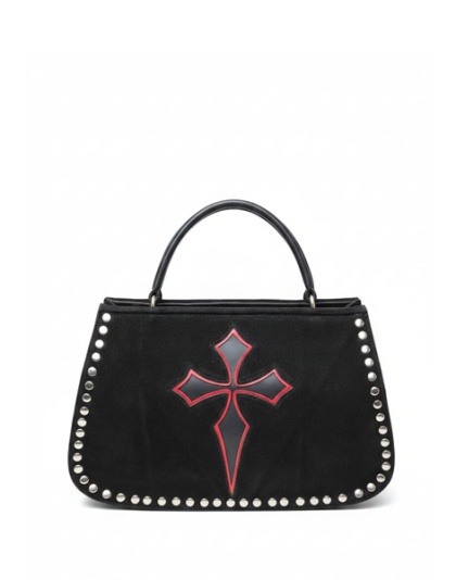 SB49 - Suede Leather Bag With Studs