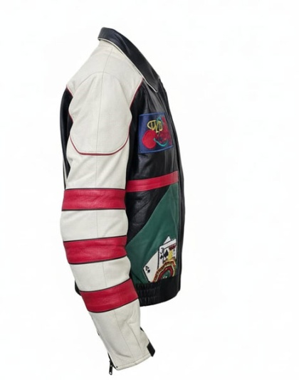 Mens Natural Soft Leather Joker Jacket