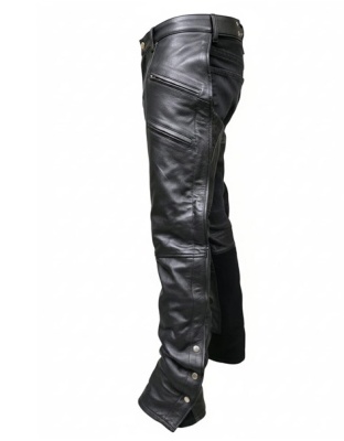 MC925 - Natural Leather 4 Snaps Chaps
