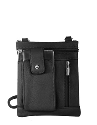 TN012 - Black Purse with Cell Phone Pocket