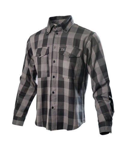 TN850 - MENS FALANNEL PLAID SHIRT