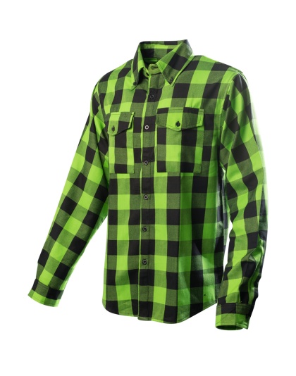 TN850 - MENS FALANNEL PLAID SHIRT
