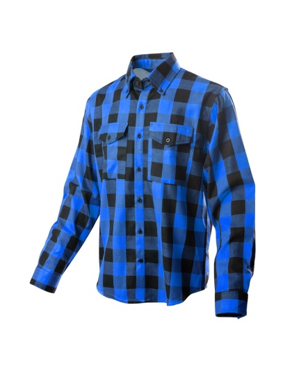 TN850 - MENS FALANNEL PLAID SHIRT