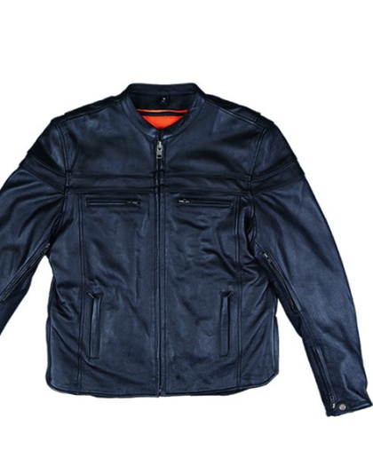 TN970 - MEN'S VENTED LEATHER JACKET