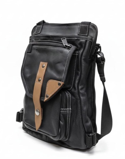 TN2217 - LEATHER CARRY THIGH BAG WITH WAIST BELT