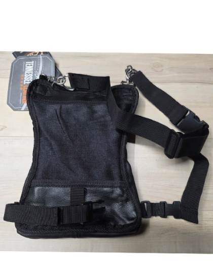 TN2218 - LEATHER CARRY THIGH BAG WITH WAIST BELT