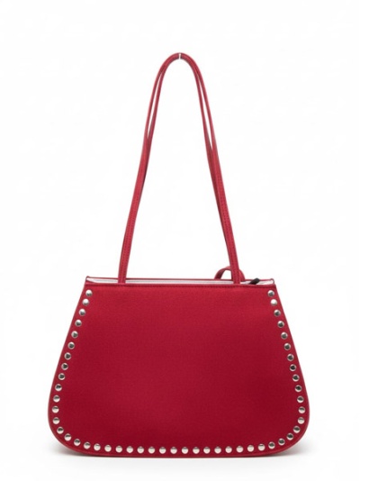 SB49 - Suede Leather Bag With Studs