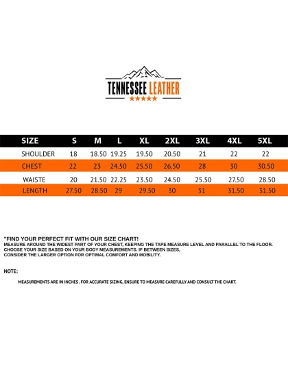 TN1089 - Men's Denim &amp; Leather Club Vest with Black Stitching