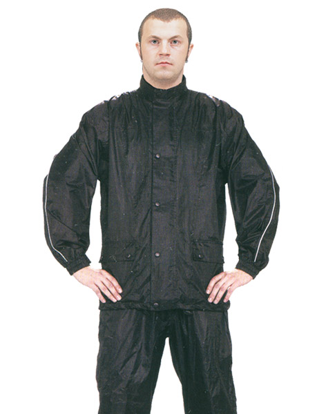 TN1003 - Tennessee Leathers Black Rain Suit