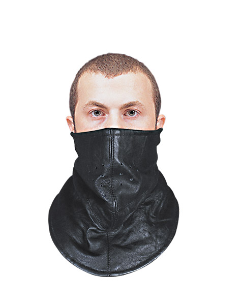 1904 - Leather Neck Cover Half Face Mask