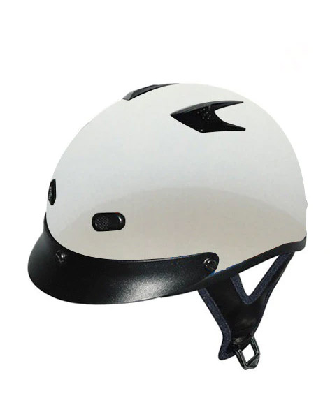 200white DOT Shorty Half Style Motorcycle Helmet