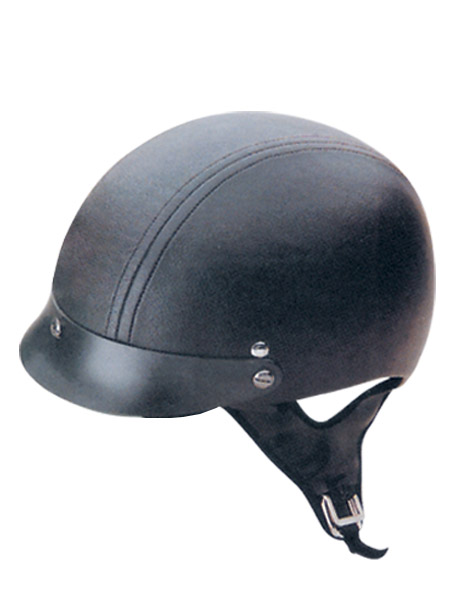2017 - DOT Leather Cover Helmet