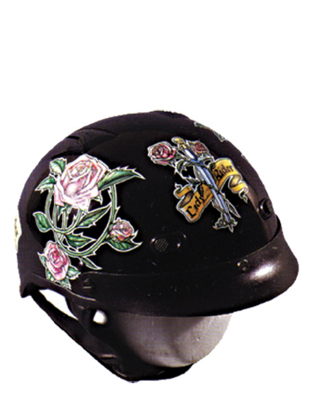 2033 - Black Rose Helmet