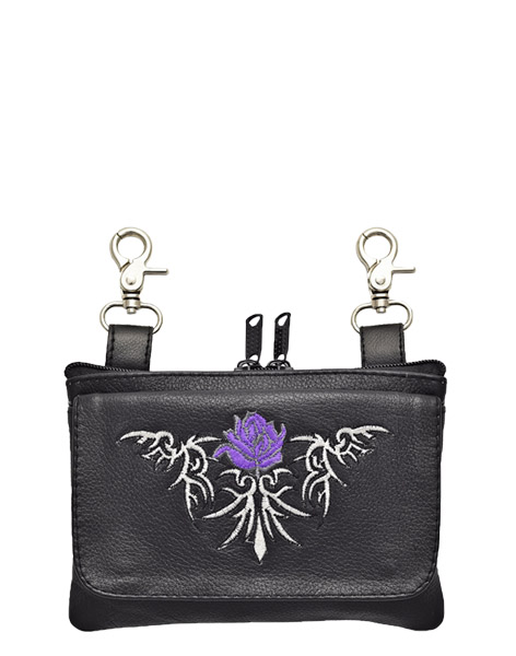 2274 - Purple Rose Belt Bag