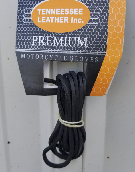 2797Black - Pair Of All Leather 60 inches Laces