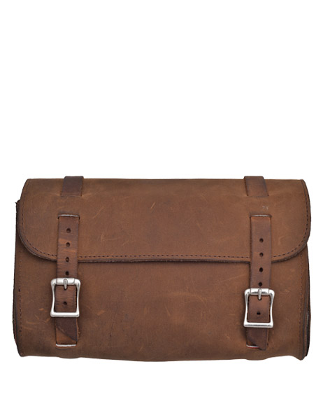 5109 - 2 STRAPS LEATHER TOOLS BAG