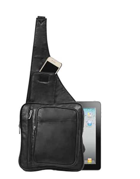 TN001L - Leather Large Sling Bag