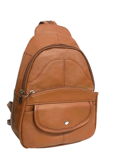 TN3308 - Light Brown Leather Back Pack