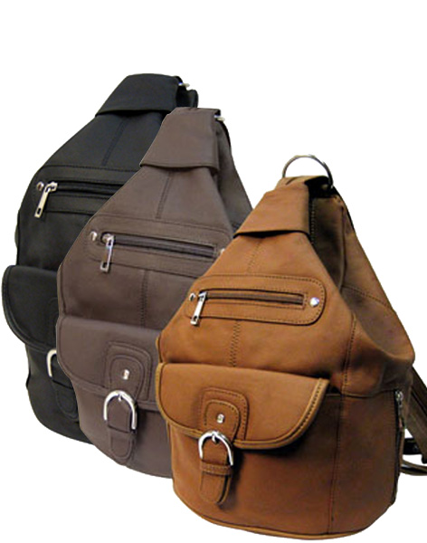 3611 Leather Back Pack 