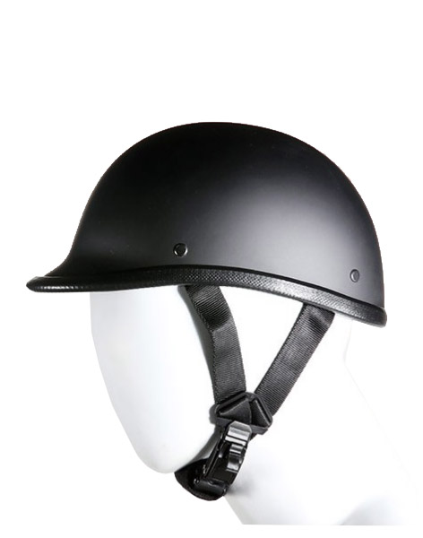 TN2059 - Novelty Jockey Flat Black Helmet