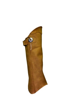 1411- TAN UNISEX SHORT CHAPS