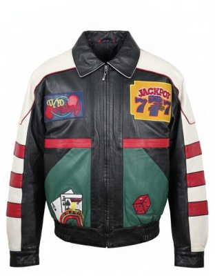 Mens Natural Soft Leather Joker Jacket