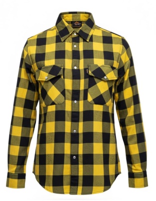 TN851 - MENS FALANNEL PLAID SNAP ON SHIRT