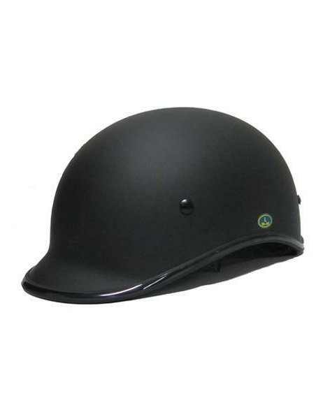 102 DOT Flat Black Motorcycle Half Helmet
