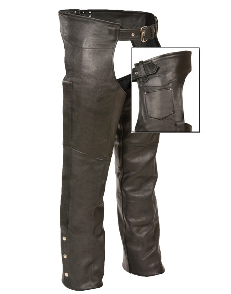 TN1431 - MENS FULLY LINED CLASSIC CHAP SPLIT LEATHER