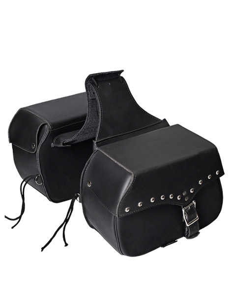 5020BLKSTD - PVC Studded Black Bag