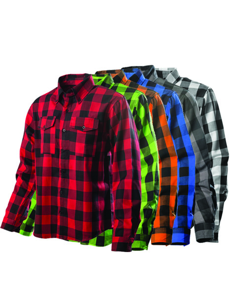 TN850 - Men's Flannel Plaid Shirt